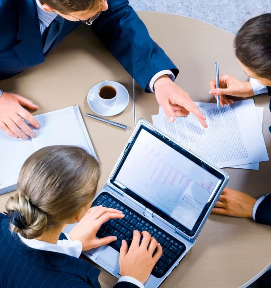 Techedge Academy team in a business meeting
